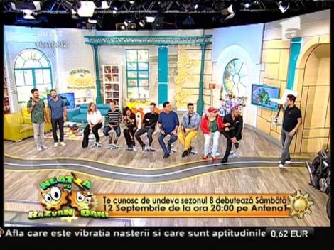 Sâmbătă seară debutează un nou sezon "Te cunosc de undeva!". Vedetele show-lui fac spectacol la ”Neatza”!