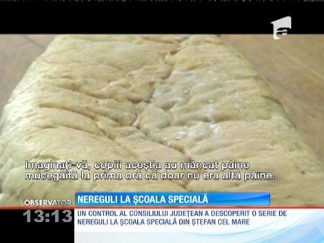 Pâine mucegăită şi alimente fără termen de valabilitate pentru adolescenții de la o şcoală specială din Neamţ
