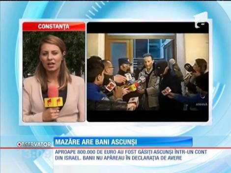 Radu Mazăre nu poate justifica 800.000 de euro găsiți într-un cont din Israel