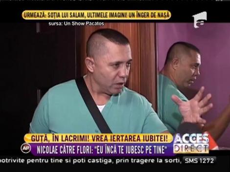 Nicolae Guţă, în lacrimi! Vrea să-i ceară iertare lui Flori