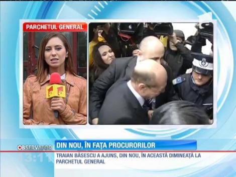 Traian Băsescu, din nou, în fața procurorilor de la Parchetul General