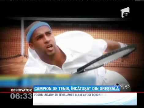 Fostul campion la tenis James Blake, încătuşat la turneul US Open