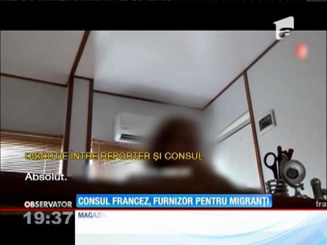 Consul francez, furnizor pentru migranţi