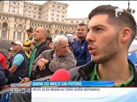 Show cu mulţi cai putere, în Capitală