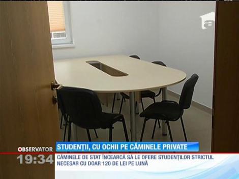 Studenţii, cu ochii pe căminele private
