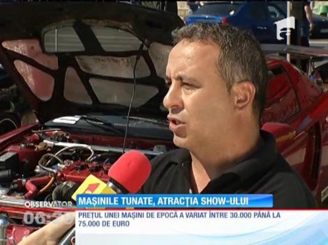 Maşini tunate, atracţia show-ului din Piaţa Constituţiei