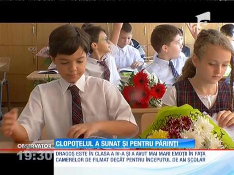 În prima zi de şcoală, un maidanez a tulburat discursul sobru al preşedintelui Klaus Iohannis
