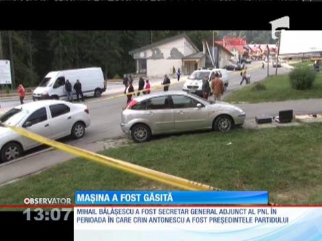 Maşina condusă de fostul socru al lui Mihail Bălăşescu, găsită în Buşteni