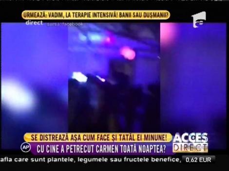 Fiica lui Adrian Minune se distrează la maximum! Carmen, concurenta "Te cunosc de undeva!" a făcut senzație în club!