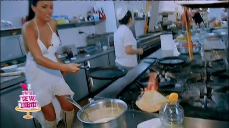 Daniela Crudu aruncă clătita! Dezastru!