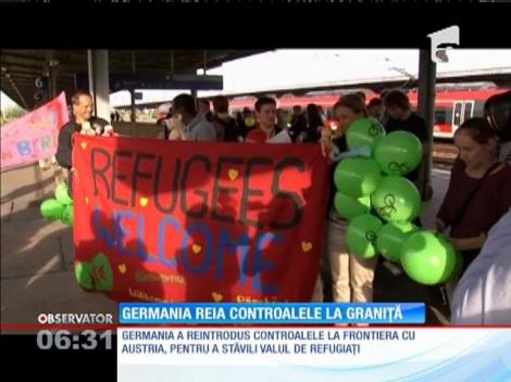 Germania reia controalele la graniţă