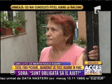 Eliza Cârjonţu, sora domnului Nicu: "Sunt obligată să-l ajut?