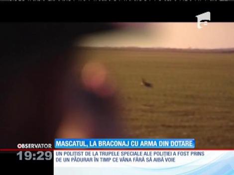 Un mascat de la trupele speciale a intrat cu forţa în pădure