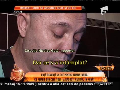 Nicolae Guţă nu renunță la Flori: ”Nu am întâlnit aşa femeie. Sunt disperat!”