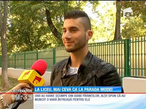 Începutul de an şcolar demodează podiumul prezentărilor de modă