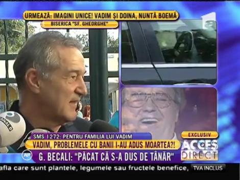 Gigi Becali, despre Corneliu Vadim Tudor: M-a salvat de la ani mulţi de puşcărie"