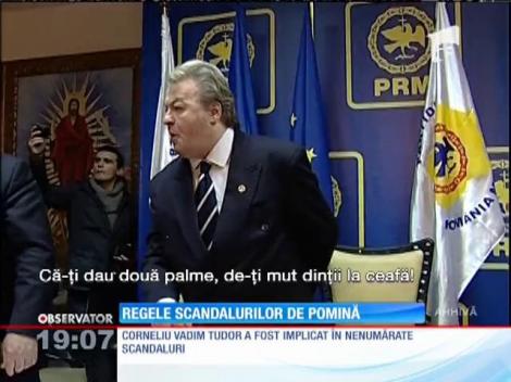 Scandalurile în care a fost implicat Corneliu Vadim Tudor