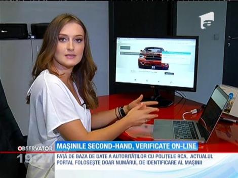 Istoricul maşinilor second-hand poate fi verificat online