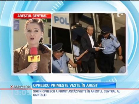 Sorin Oprescu primeşte vizite în arestul central al Capitalei