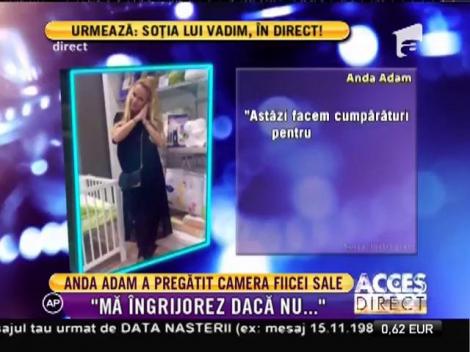 Însărcintă în șapte luni, Anda Adam s-a apucat de decorat camera fetiței! Vedeta a fost surprinsă la cumpărături
