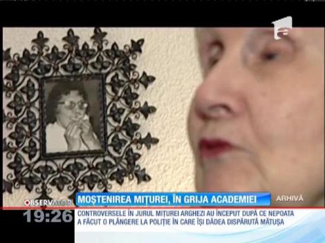 Mitura Arghezi a fost vizitată de mai marii Academiei Române