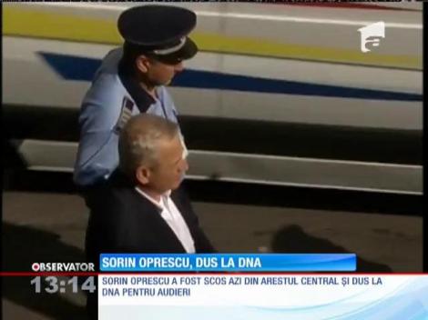 Sorin Oprescu dus la DNA pentru audieri