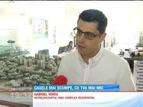 De anul viitor, creşte valoare proprietăţilor pentru care se aplică TVA de 5%