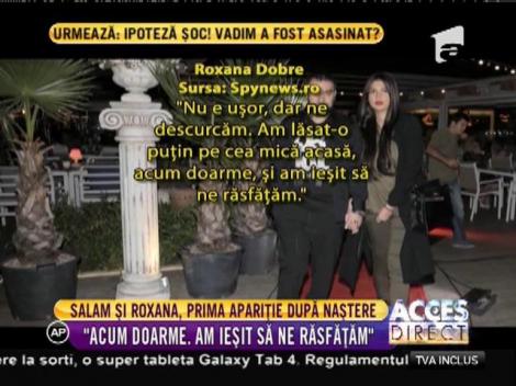Florin Salam a scos-o pe Roxana Dobre la un restaurant de fiţe!