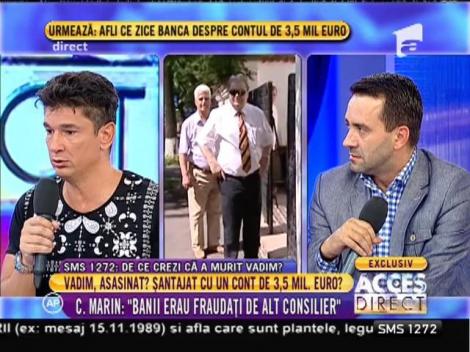 C. Marin: "Suma nu figura în declaraţia de avere"