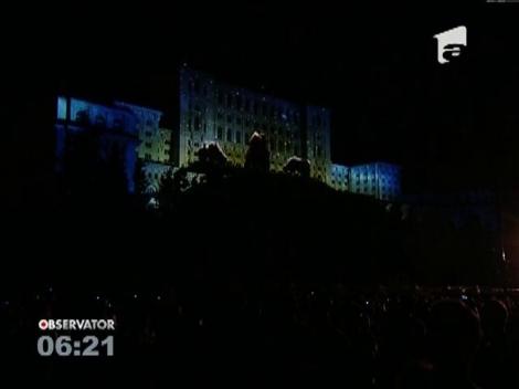 Cum au fost proiecțiile 3D de la Palatul Parlamentului și cine a câștigat marele premiu