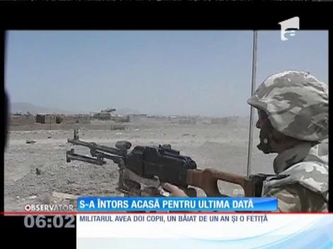 Căpitanul Cristian Lazăr s-a întors acasă, pentru ultima dată