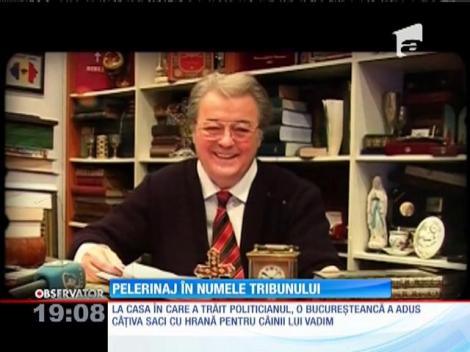 Mormântul lui Corneliu Vadim Tudor s-a transformat în loc de pelerinaj pentru zeci de admiratori