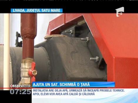 Ajută un sat. Schimbă o țară | Liceul "George Barițiu" din Livada are o centrală nouă