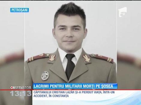 Căpitanul Cristian Lazăr şi-a pierdut viaţa, într-un accident, în Constanţa