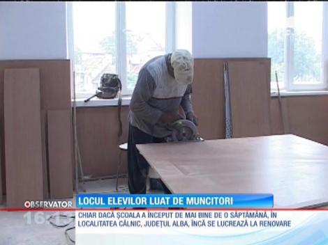 A doua săptămână de şcoală a început tot cu renovări