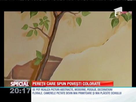 Special! Pictura pe perete, ultima tendinţă în materie de decoraţiuni interioare a casei
