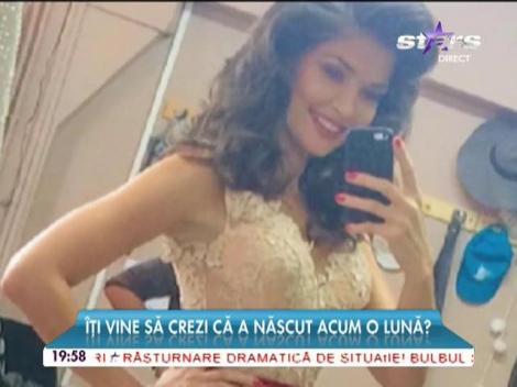 Alina Pușcaș, prima apariție după ce a devenit mamă! Cum arată vedeta la o lună după naștere