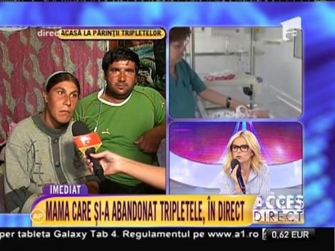 Mama tripletelor: "Nu le-am văzut. Nu m-au lăsat să le văd"