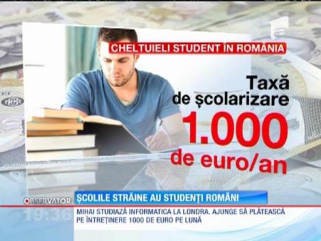 Tot mai mulţi tineri români sunt hotărâţi să studieze în străinătate