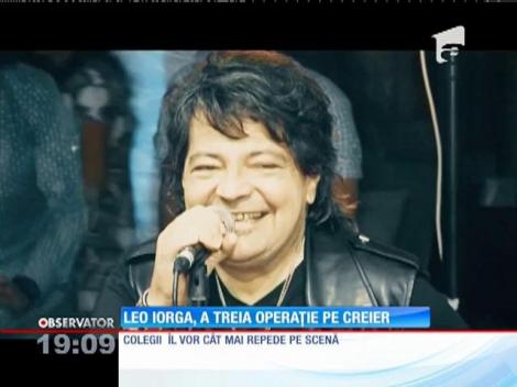 Leo Iorga, operat, din nou, pe creier