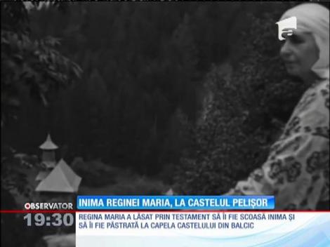 Inima Reginei Maria se întoarce la castelul Pelişor