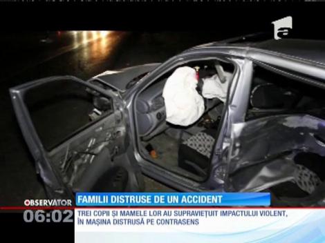 O depăşire s-a încheiat tragic pentru două familii înrudite, pe un drum din judeţul Buzău