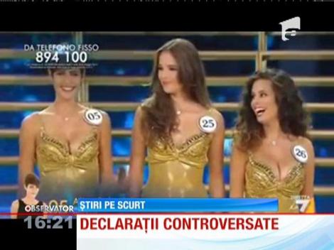 Miss Italia provoacă discuţii aprige în presa din întreaga lume