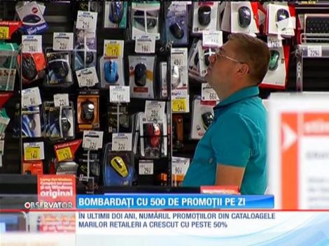 Românii, bombardați cu 500 de promoţii pe zi!