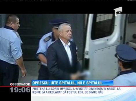 Sorin Oprescu va fi consultat în arest, nu în spital, cum ar fi dorit fostul primar