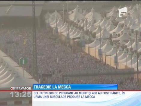 300 de persoane au murit, în urma unei busculade la Mecca