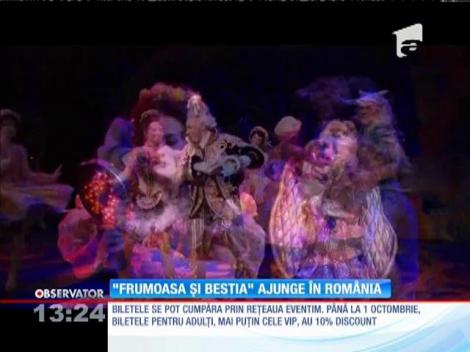 Celebrul musical "Frumoasa şi bestia" ajunge în România