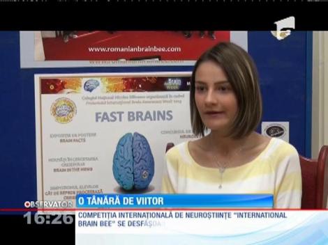 O tânără din Brăila a urcat pe podium la un concurs de neuroştiinţe susținut în străinătate