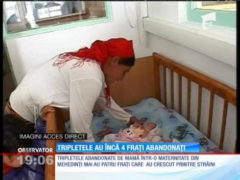 Mama tripletelor abandonate la Mehedinţi are încă 4 copii care trăiesc printre străini!
