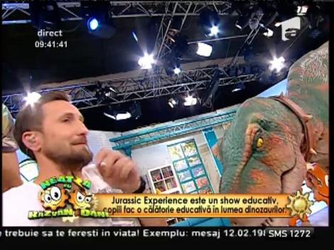 „Jurassic Adventures“, un show despre lumea dispărută a dinozaurilor, la Sala Palatului